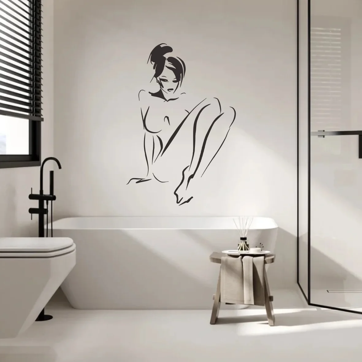 Sexy Woman Wall Decal Adult Room Decor Creative Bedroom Mural Couple Room Home Sticker Removable Personalized Design
Sexy Woman Wall Decal Adult Room Decor Creative Bedroom Mural Couple Room Home Sticker Removable Personalized Design
