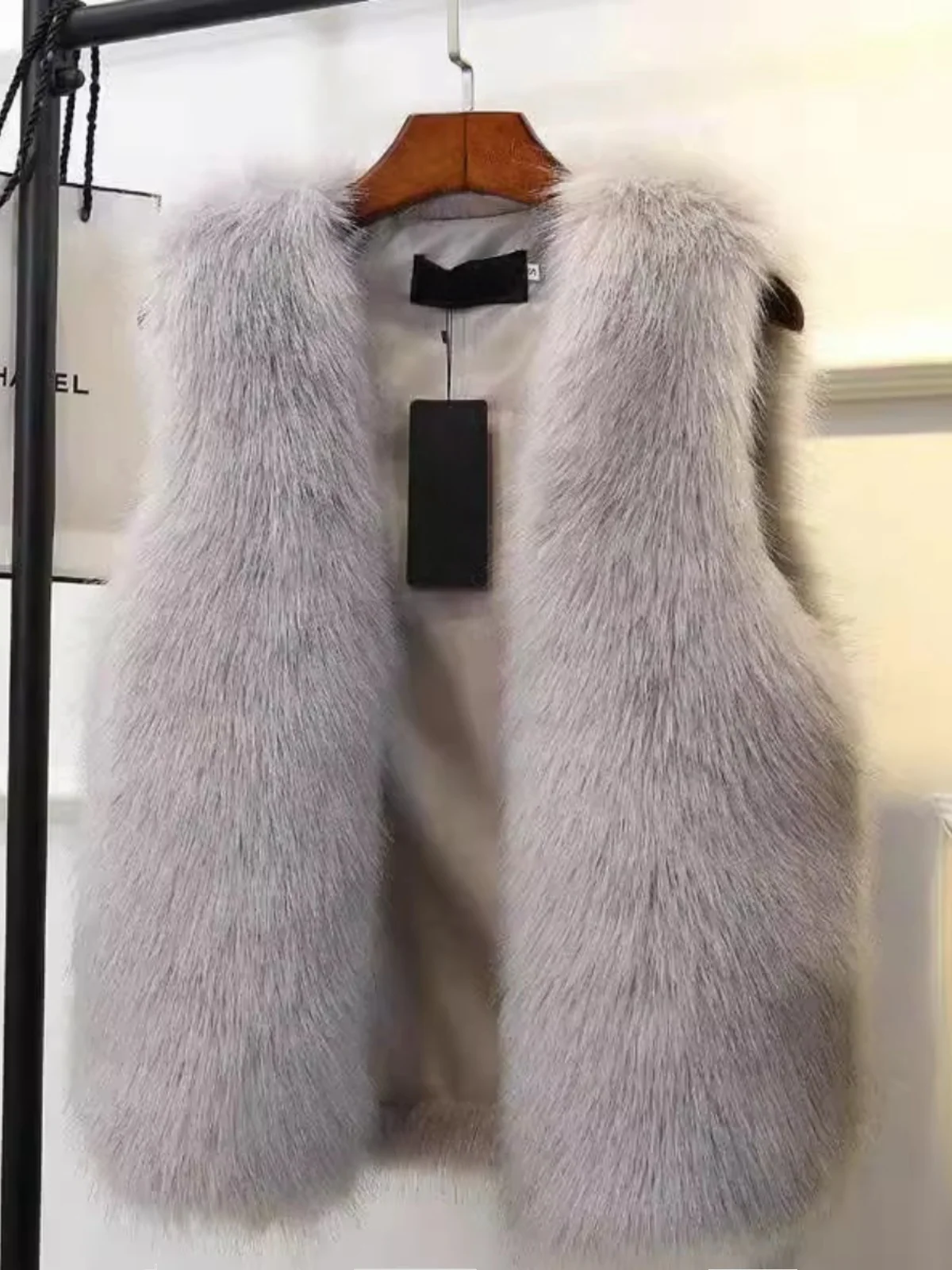 Women's Fce Lined Thiened Autumn Winter New Sle Korean Version Vest Bal Outerwear Slimming Fur Trendy Faion
Women's Fce Lined Thiened Autumn Winter New Sle Korean Version Vest Bal Outerwear Slimming Fur Trendy Faion