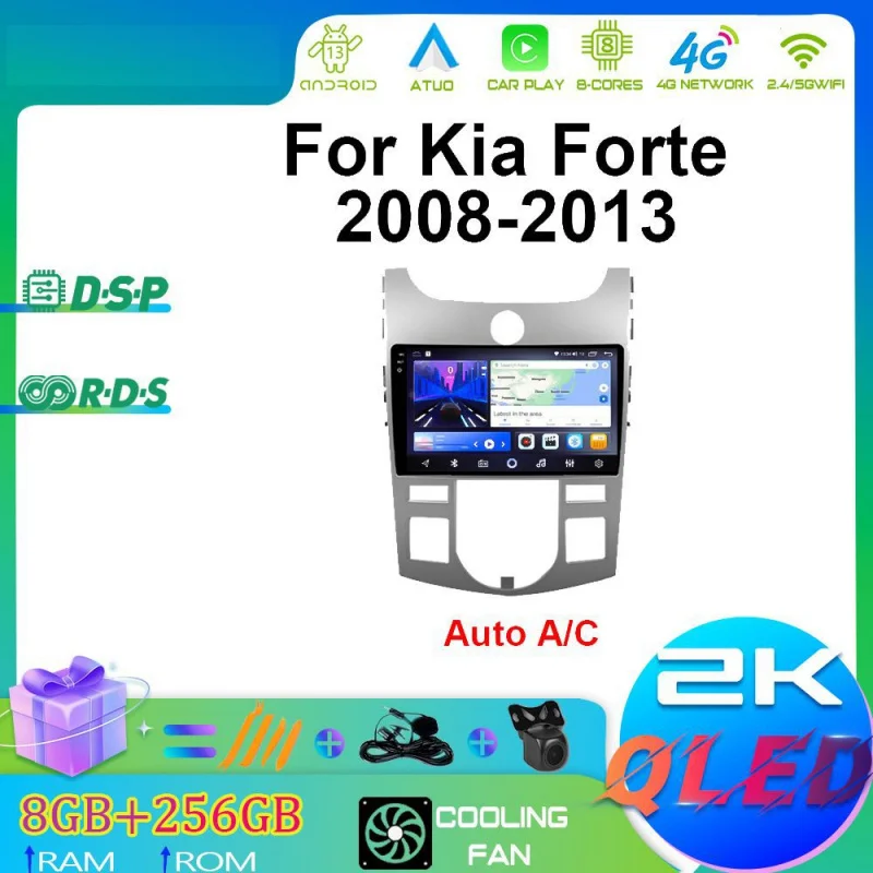 For Kia Forte 08-13 Car Intelligent Systems Android Car Player GPS WIFI Carplay 4G Car Radio Navigation Stereo Car Electronic
For Kia Forte 08-13 Car Intelligent Systems Android Car Player GPS WIFI Carplay 4G Car Radio Navigation Stereo Car Electronic