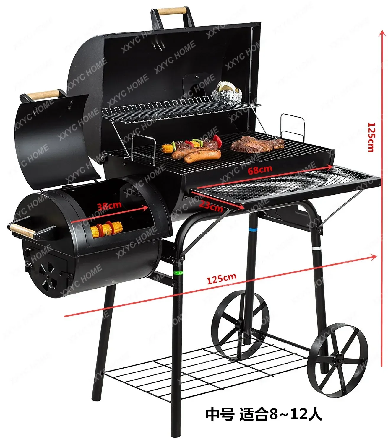zx1Courtyard Grill Outdoor American Charcoal Household Large Hotel Commercial Grill Smoke Grill
zx1Courtyard Grill Outdoor American Charcoal Household Large Hotel Commercial Grill Smoke Grill