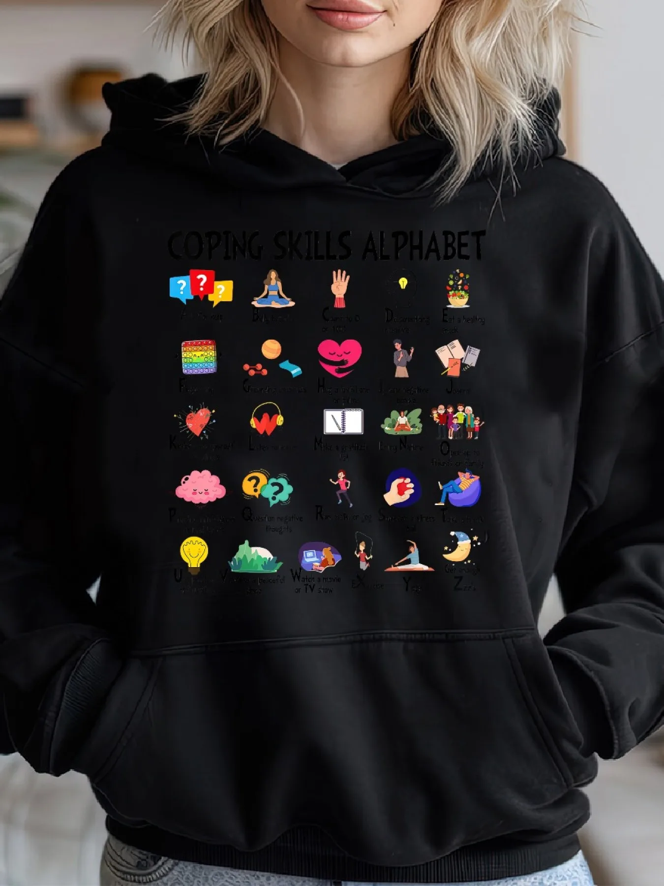 Осенне-зимняя хлопковая толстовка с графическим принтом для психического здоровья для мужчин и женщин, уличная мода, спортивные тренировочные брендовые топы
Осенне-зимняя хлопковая толстовка с графическим принтом для психического здоровья для мужчин и женщин, уличная мода, спортивные тренировочные брендовые топы