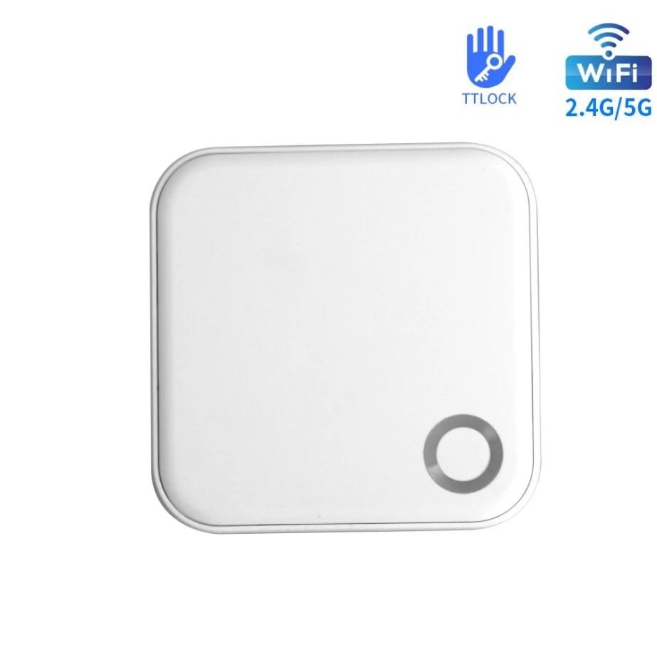 2.4G WiFi &5G wifi Dual Module Wireless Gateway G5 WiFi Hub for TTlock TThotel Smart Lock Remote Unlock
2.4G WiFi &5G wifi Dual Module Wireless Gateway G5 WiFi Hub for TTlock TThotel Smart Lock Remote Unlock