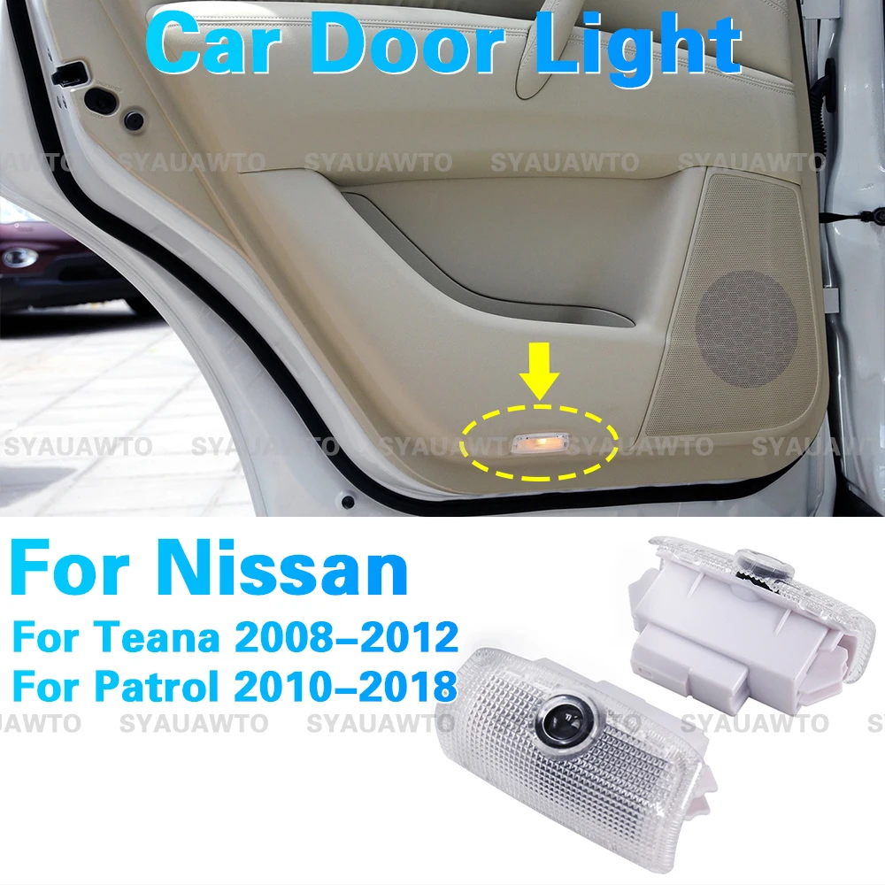 2PC Car Door Welcome Light Projector Accessories for Nissan Teana Patrol 2008 2009 2010 2011 2012 2013 2014 2015 2016 2017 2018
2PC Car Door Welcome Light Projector Accessories for Nissan Teana Patrol 2008 2009 2010 2011 2012 2013 2014 2015 2016 2017 2018