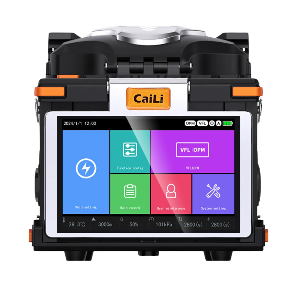 CAILI S5 Fibre Splicing Machine with OPM +VF Fiber Optic Fusion Splicer fusion Machine Optic Fusion Splicer
CAILI S5 Fibre Splicing Machine with OPM +VF Fiber Optic Fusion Splicer fusion Machine Optic Fusion Splicer
