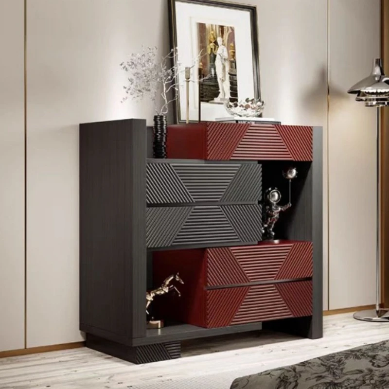 Dining side cabinet, five pumping cabinets Italian light luxury five-bucket solid wood cabinet storage
Dining side cabinet, five pumping cabinets Italian light luxury five-bucket solid wood cabinet storage