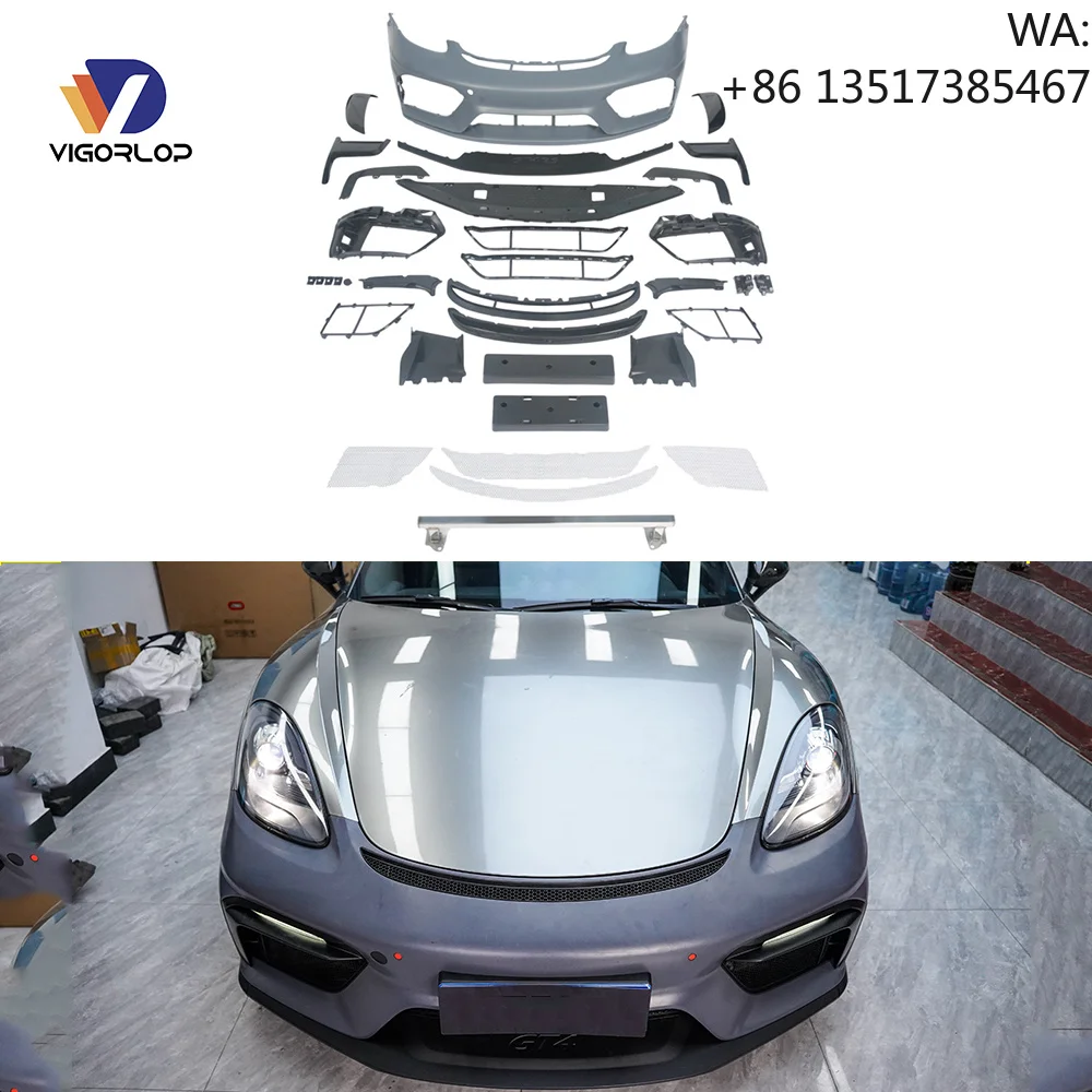 Auto Car Front Surround Car Bumpers Accessories Part for porsche 718 2016-2024 Modified GT4 Front Bumper 982
Auto Car Front Surround Car Bumpers Accessories Part for porsche 718 2016-2024 Modified GT4 Front Bumper 982