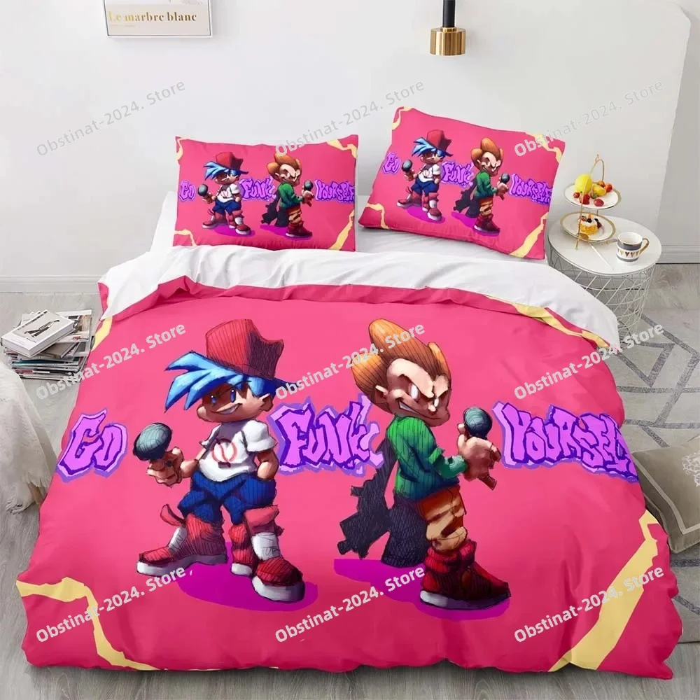 3D Print Anime Friday Night Funkin Bedding Set Single Twin Full Queen King Size Kawaii Bed Set Adult Kid Bedroom Duvetcover Sets
3D Print Anime Friday Night Funkin Bedding Set Single Twin Full Queen King Size Kawaii Bed Set Adult Kid Bedroom Duvetcover Sets
