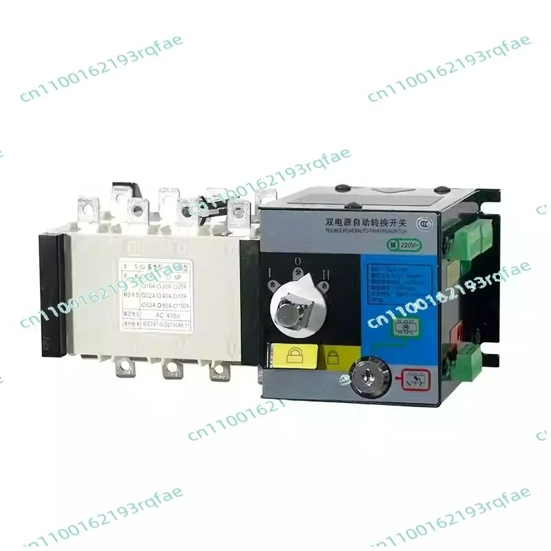 Suitable for PC-level dual power automatic transfer switch three-phase 250A4P400A switch 160A380V630A
Suitable for PC-level dual power automatic transfer switch three-phase 250A4P400A switch 160A380V630A