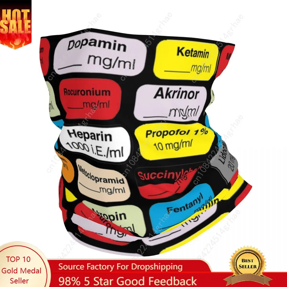 Anesthesia Medication Bandana Neck Cover Printed Mask Scarf Multi-use Balaclava Outdoor Sports Unisex Adult Winter
Anesthesia Medication Bandana Neck Cover Printed Mask Scarf Multi-use Balaclava Outdoor Sports Unisex Adult Winter