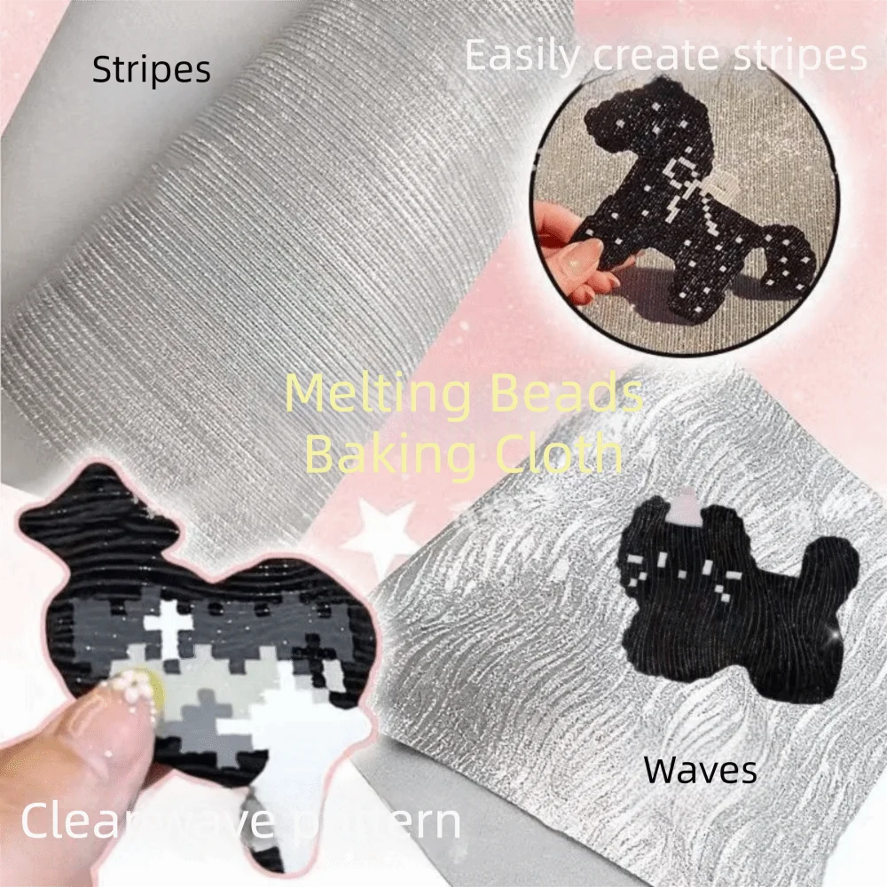 5Pcs Fuse Beads Silver Glitter Baking Cloth Non Stick Strawberry Heat Resistant Ironing Sheets DIY Shining Heat Press Paper
5Pcs Fuse Beads Silver Glitter Baking Cloth Non Stick Strawberry Heat Resistant Ironing Sheets DIY Shining Heat Press Paper