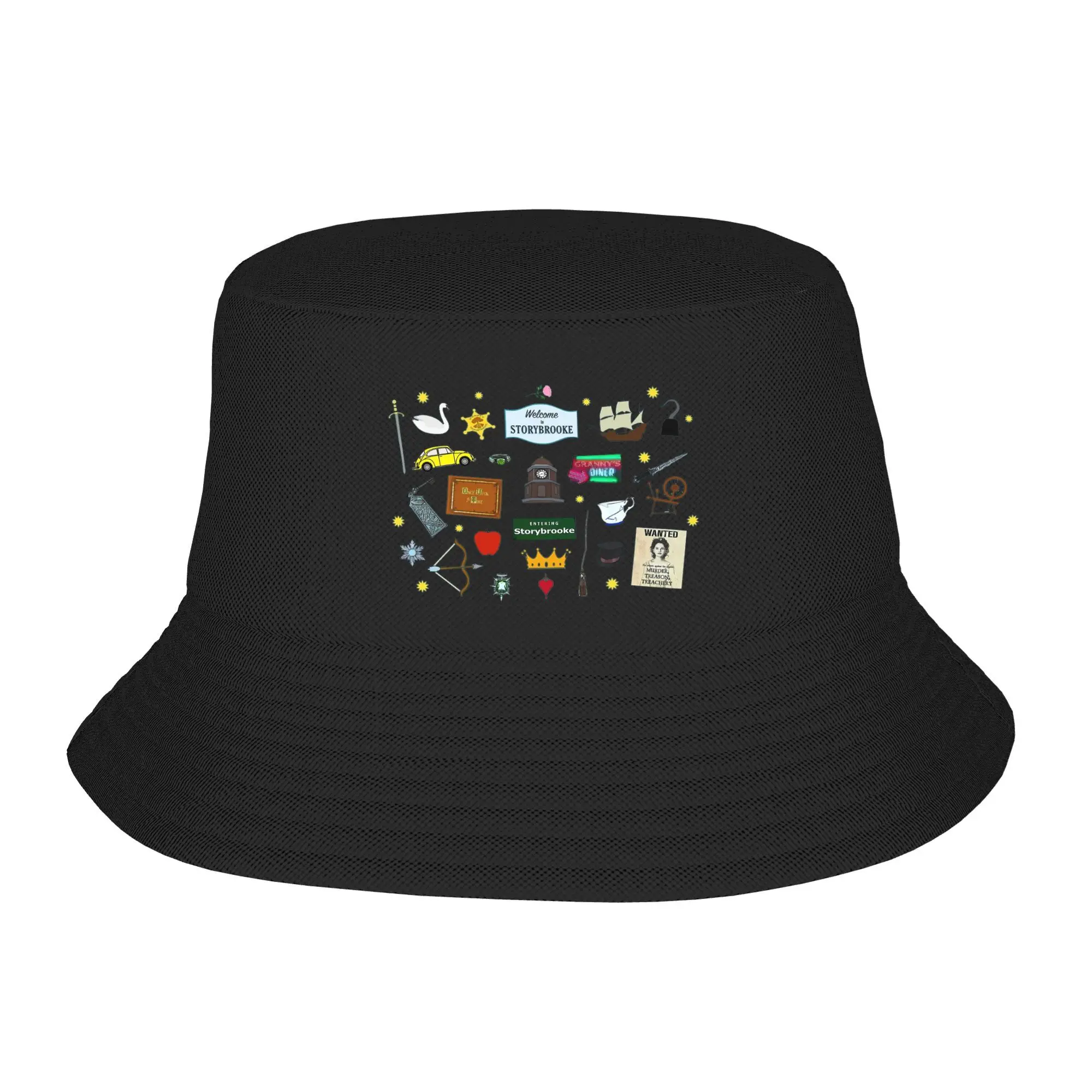 Once Upon a Time Character Symbols and Icons Bucket Hat Panama Bob Hats Outdoor For Summer Beach Fishing Unisex Fisherman Caps
Once Upon a Time Character Symbols and Icons Bucket Hat Panama Bob Hats Outdoor For Summer Beach Fishing Unisex Fisherman Caps