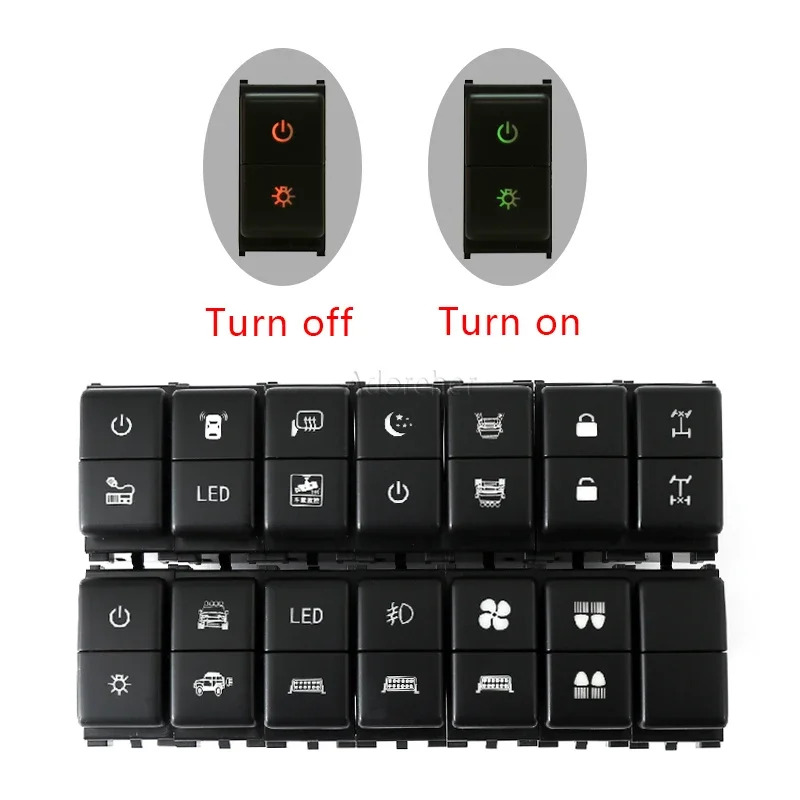 Car LED DRL Dual Switch Fog Light Radar Differential Switch Button For Nissan Tiida Qhashqai X-TRAIL Patrol Y62 2008-2014
Car LED DRL Dual Switch Fog Light Radar Differential Switch Button For Nissan Tiida Qhashqai X-TRAIL Patrol Y62 2008-2014