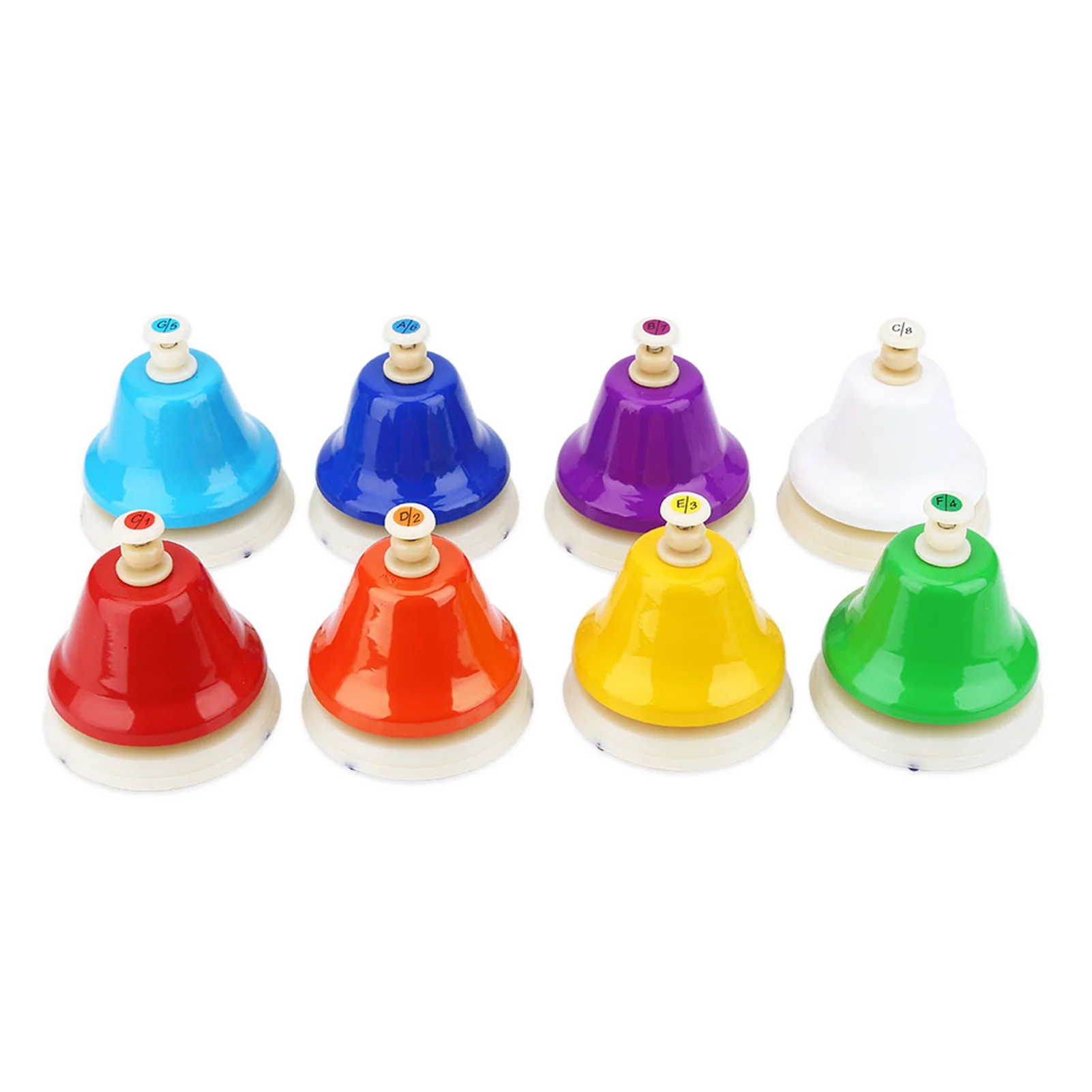 8-Note Colorful Hand Bell Handbells Set Musical Instrument Toy for Kids Children
8-Note Colorful Hand Bell Handbells Set Musical Instrument Toy for Kids Children