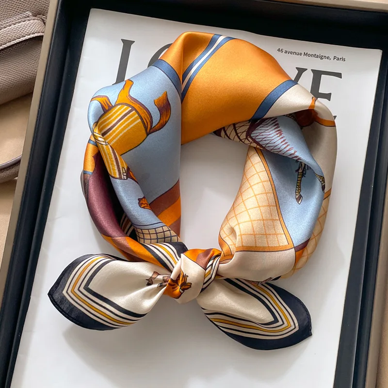 Luxury Print Silk Square Scarf Women Spring Neck Tie Shawl Wraps Female Hair Hand Wrist Headkercheif Hijab Bandana 2026
Luxury Print Silk Square Scarf Women Spring Neck Tie Shawl Wraps Female Hair Hand Wrist Headkercheif Hijab Bandana 2026