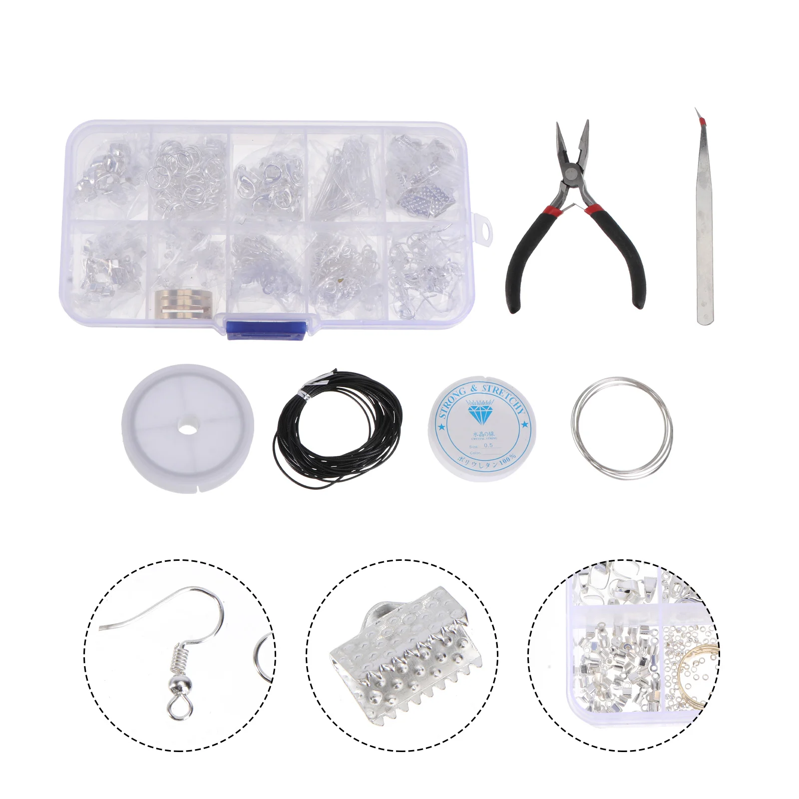 Jewelry Making Kit Accessories for Bracelets Kits Adults Beginners Supplies Beaded
Jewelry Making Kit Accessories for Bracelets Kits Adults Beginners Supplies Beaded