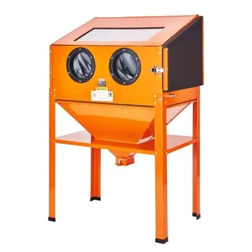60 Gallon Heavy Duty Sandblasting Cabinet, 40-120PSI with Stand, Blasting & 4 Nozzles for paint & Rust Removal
60 Gallon Heavy Duty Sandblasting Cabinet, 40-120PSI with Stand, Blasting & 4 Nozzles for paint & Rust Removal