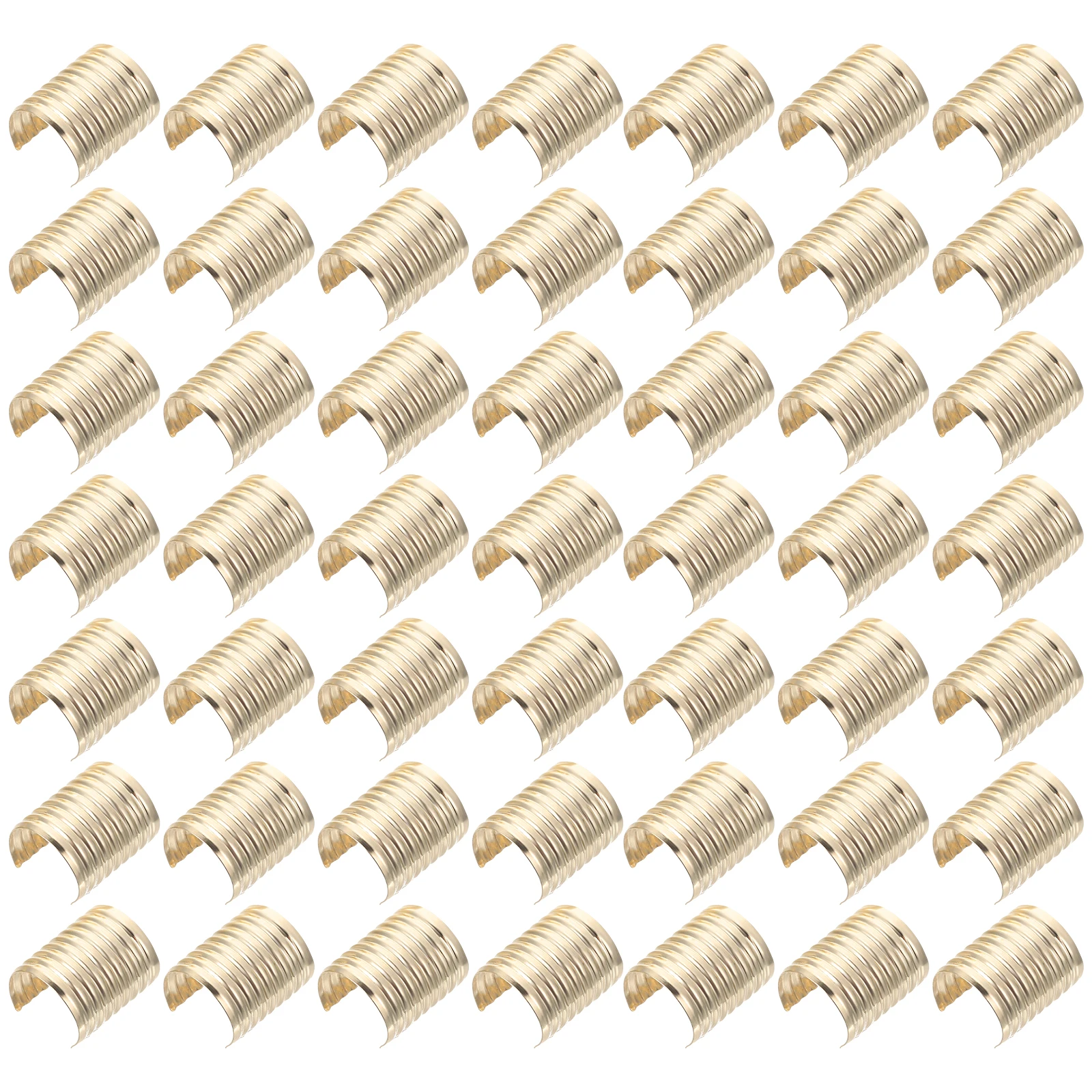 100 Pcs Tassel Tail Clamp Rope Connectors Pinch Crimp Cord End Cap Nylon Metal Fastener for Opening Clasp Fringe
100 Pcs Tassel Tail Clamp Rope Connectors Pinch Crimp Cord End Cap Nylon Metal Fastener for Opening Clasp Fringe