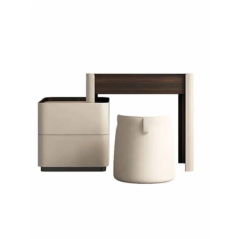 Small apartment solid wood saddle leather dresser modern bedroom simple high-end makeup table
Small apartment solid wood saddle leather dresser modern bedroom simple high-end makeup table