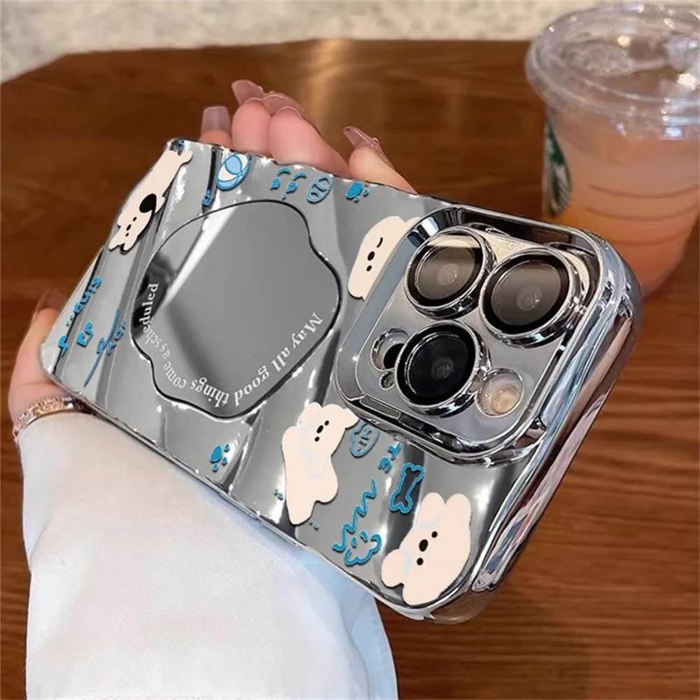 Make UP Mirror Phone Case For iPhone 11 13 14 16 Pro Max 15 12 14promax 15promax 13promax Luxury Cartoon Painted Covers Fundas
Make UP Mirror Phone Case For iPhone 11 13 14 16 Pro Max 15 12 14promax 15promax 13promax Luxury Cartoon Painted Covers Fundas