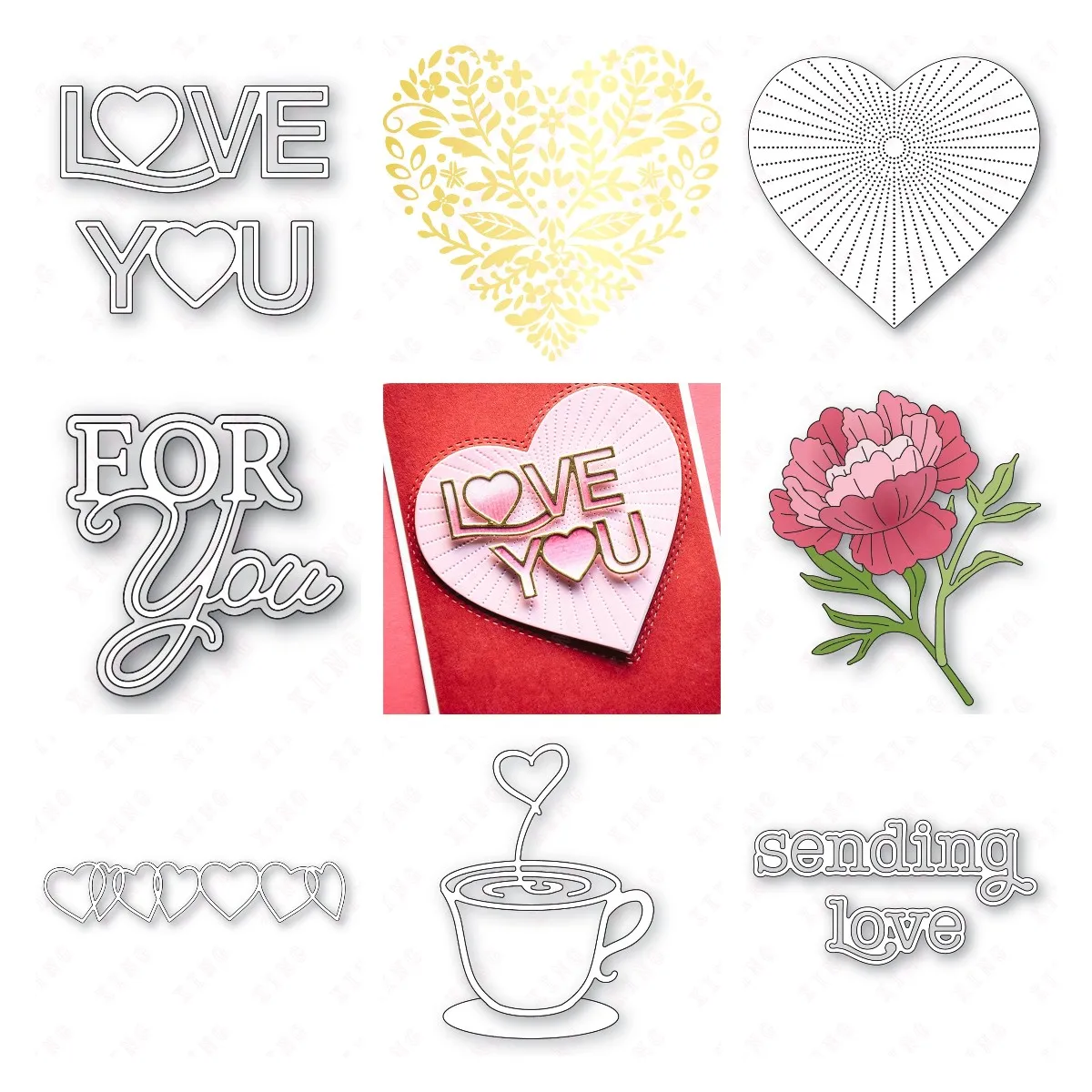 2023 Valentine's Day Metal Cutting Dies Diy Album Deco Cuppa Love You Lissful Heart Ring Stack for You Peony Craft Die Hot Foil
2023 Valentine's Day Metal Cutting Dies Diy Album Deco Cuppa Love You Lissful Heart Ring Stack for You Peony Craft Die Hot Foil