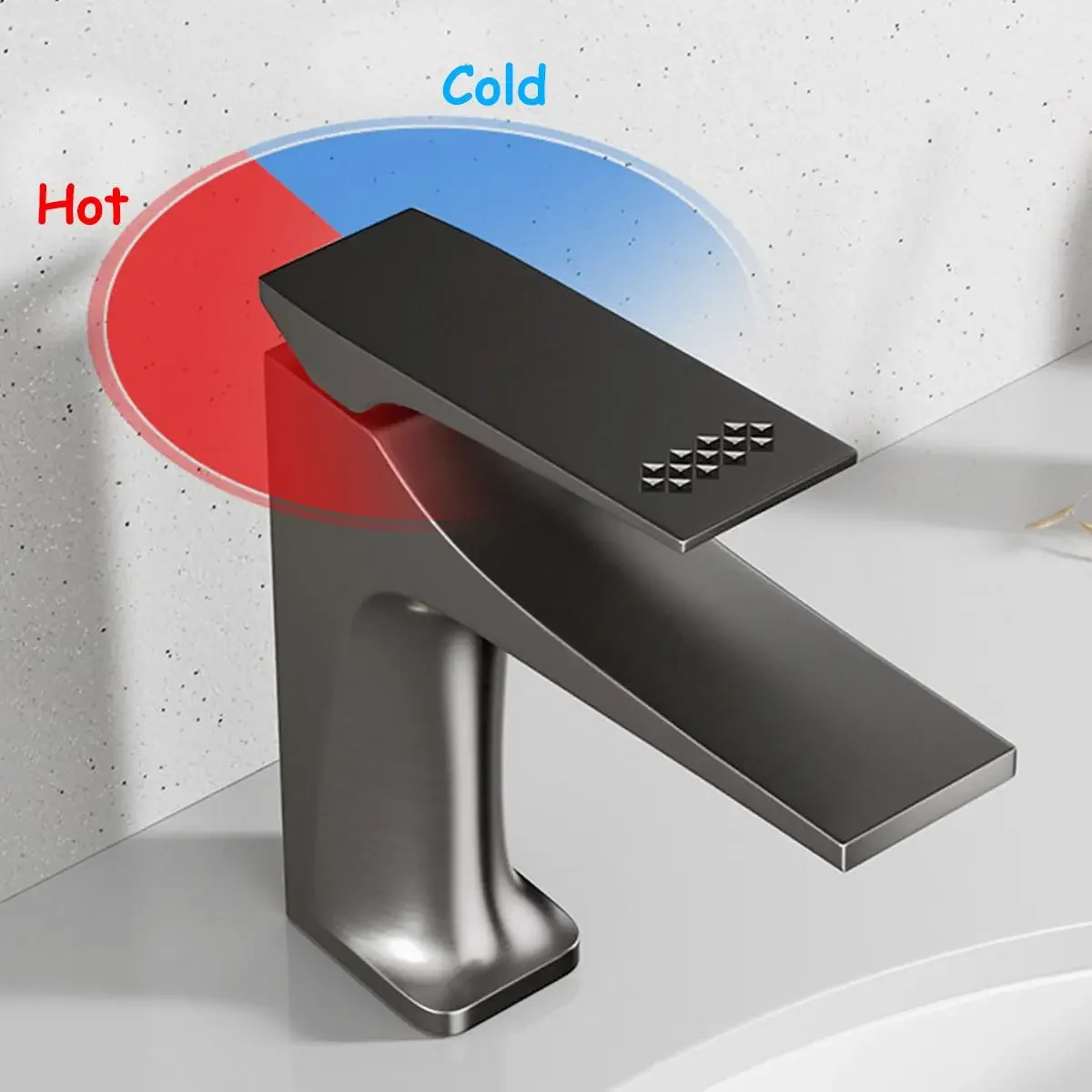 High-end Brass Bathroom Sink Faucet Grey Hot And Cold Water Mixer Tap Single Handle Deck Mounted Washbasin Crane For Bathroom
High-end Brass Bathroom Sink Faucet Grey Hot And Cold Water Mixer Tap Single Handle Deck Mounted Washbasin Crane For Bathroom