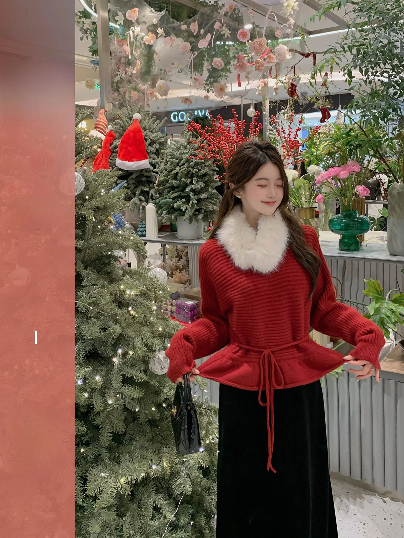 Romantic Sle Women's Knitted Sweater Belted Waist Frilled Hem Fur Collar Long Sve Winter Top by Huangzuozuo
Romantic Sle Women's Knitted Sweater Belted Waist Frilled Hem Fur Collar Long Sve Winter Top by Huangzuozuo