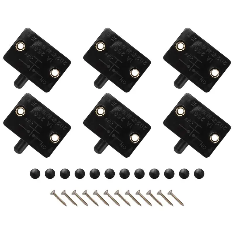 ABVT-6Pcs Door Led Switch For Closet Light,Normally Closed Cabinet Electrical Lamp Switches,For Closet Pantry Cabinet
ABVT-6Pcs Door Led Switch For Closet Light,Normally Closed Cabinet Electrical Lamp Switches,For Closet Pantry Cabinet