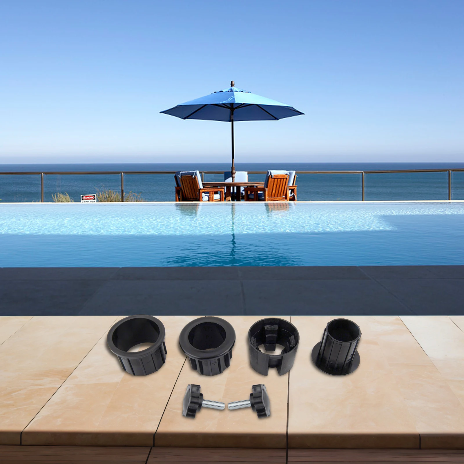 Устройства для улицы Аксессуары для зонтов для патио Многоразмерные чехлы для колец Пляжный зонт Совместимость с столбами 1,9 дюйма
Устройства для улицы Аксессуары для зонтов для патио Многоразмерные чехлы для колец Пляжный зонт Совместимость с столбами 1,9 дюйма