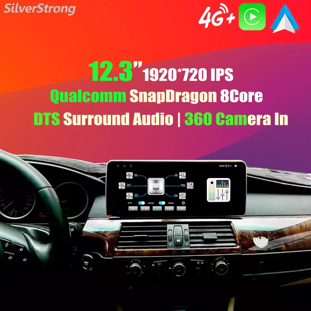 12.3" E60 Qualcomm Android 11 for BMW E90 E61 E91,E92 E93,DTS Audio,CarPlay GPS Navi Radio Tablet,Snapdragon 64GB
12.3" E60 Qualcomm Android 11 for BMW E90 E61 E91,E92 E93,DTS Audio,CarPlay GPS Navi Radio Tablet,Snapdragon 64GB