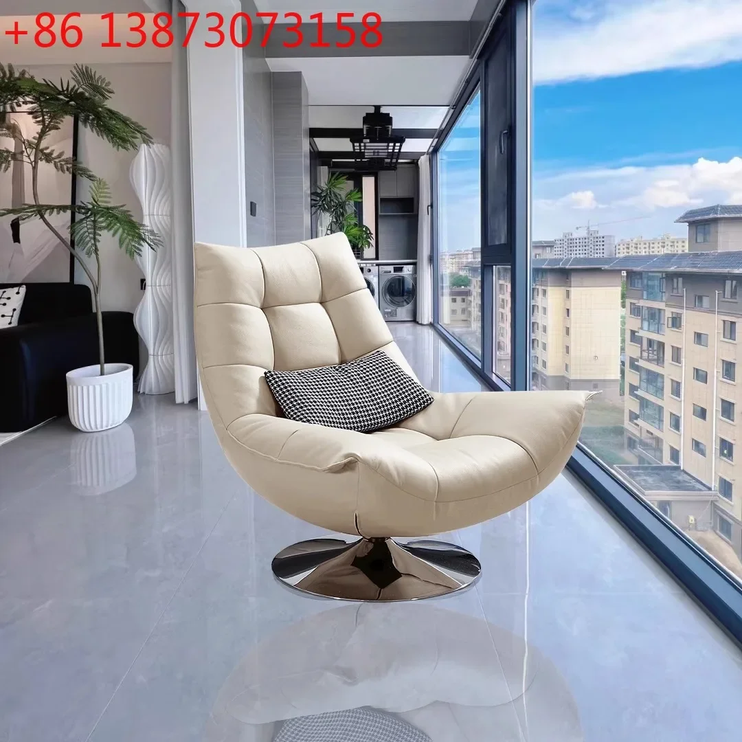 Italian light luxury modern designer leather soft bag high-end leisure chair
Italian light luxury modern designer leather soft bag high-end leisure chair