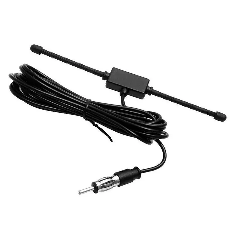 A96E-1X Black Universal Car Boat Stereo AM FM Dipole Antenna Adhesive Mount Glass Antenna Radio Antenna
A96E-1X Black Universal Car Boat Stereo AM FM Dipole Antenna Adhesive Mount Glass Antenna Radio Antenna