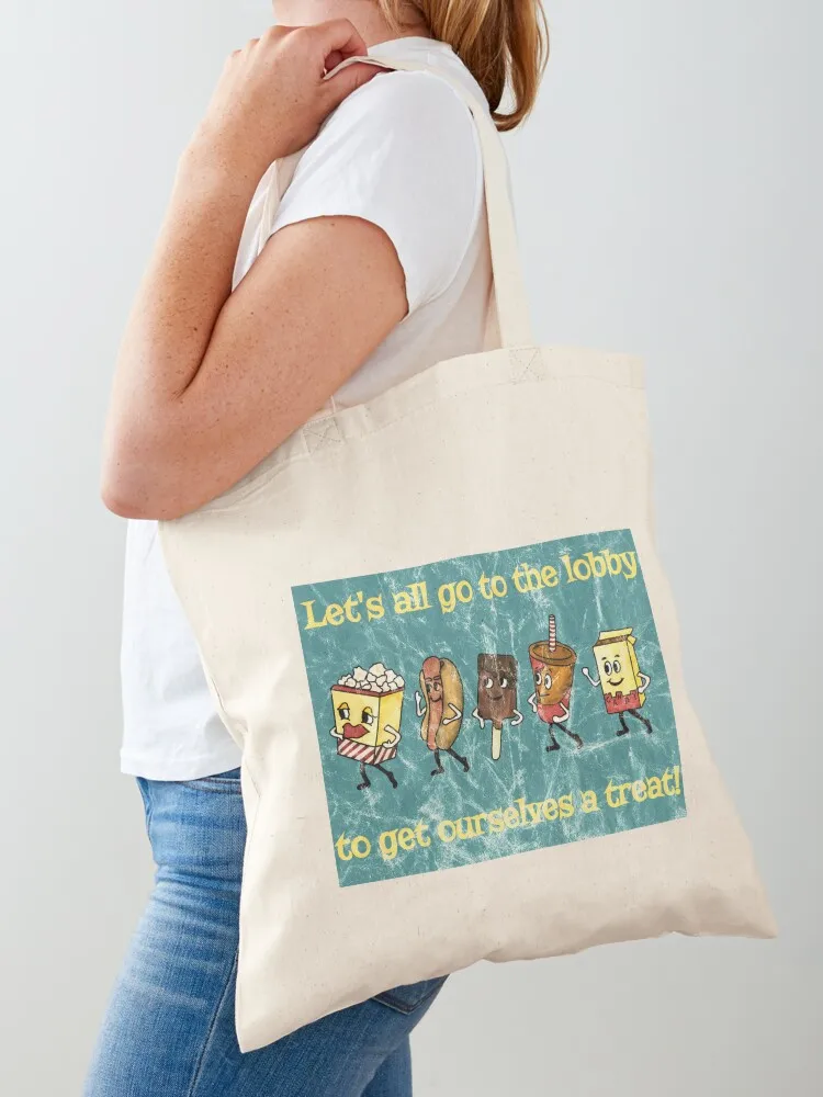Old Time Movie Snacks (distressed) Tote Bag eco bag folding shopper bag woman Women's shopper Customizable tote
Old Time Movie Snacks (distressed) Tote Bag eco bag folding shopper bag woman Women's shopper Customizable tote