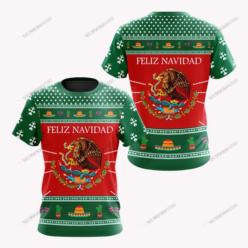 Custom Name Mexico Emblem Christmas Graphic T-shirts Fashion O-neck Sportswear Loose Oversized Unisex Short Sleeve Tees
Custom Name Mexico Emblem Christmas Graphic T-shirts Fashion O-neck Sportswear Loose Oversized Unisex Short Sleeve Tees
