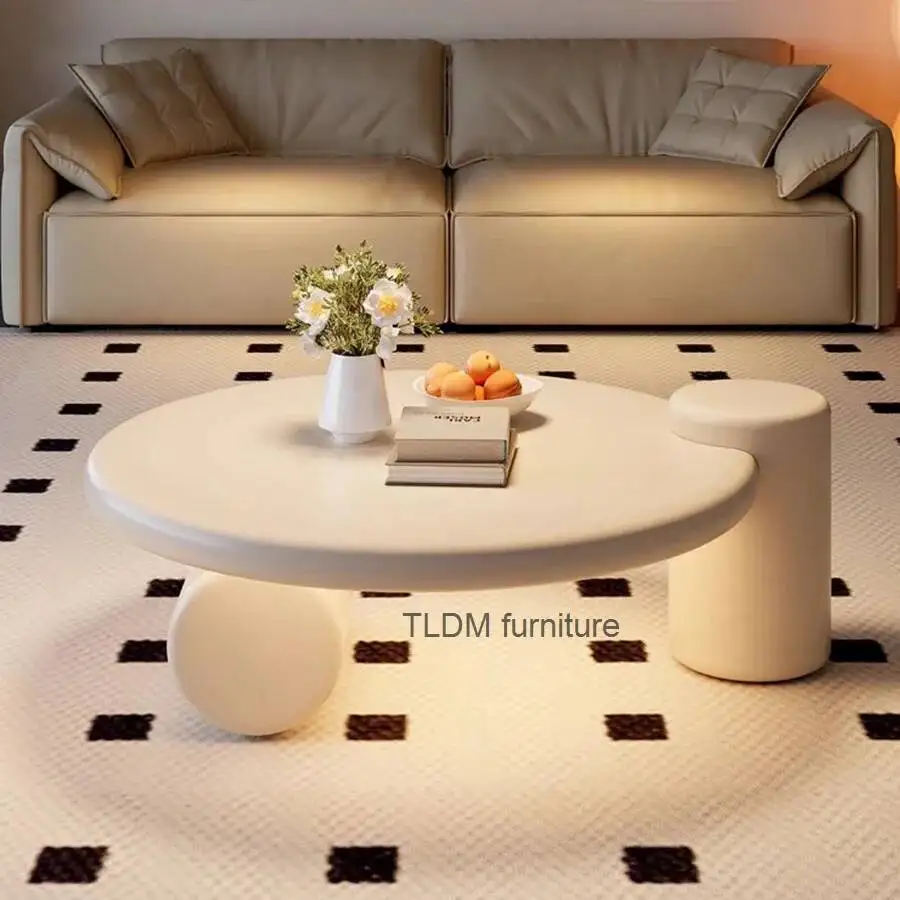 Italian Minimalist Coffee Table Living Room Round Modern Small Aesthetic White Coffee Table Gloss Stolik Kawowy Household Items
Italian Minimalist Coffee Table Living Room Round Modern Small Aesthetic White Coffee Table Gloss Stolik Kawowy Household Items
