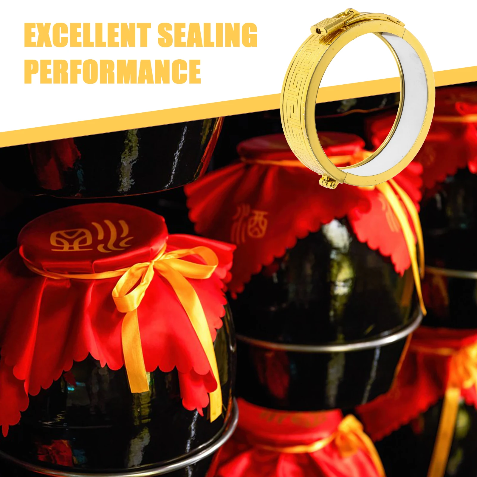 Ceramic Jar Seal Buckle Plastic Lock Clips Bottle Holder Golden Reusable Compatible Various Sizes Jar Buckles
Ceramic Jar Seal Buckle Plastic Lock Clips Bottle Holder Golden Reusable Compatible Various Sizes Jar Buckles