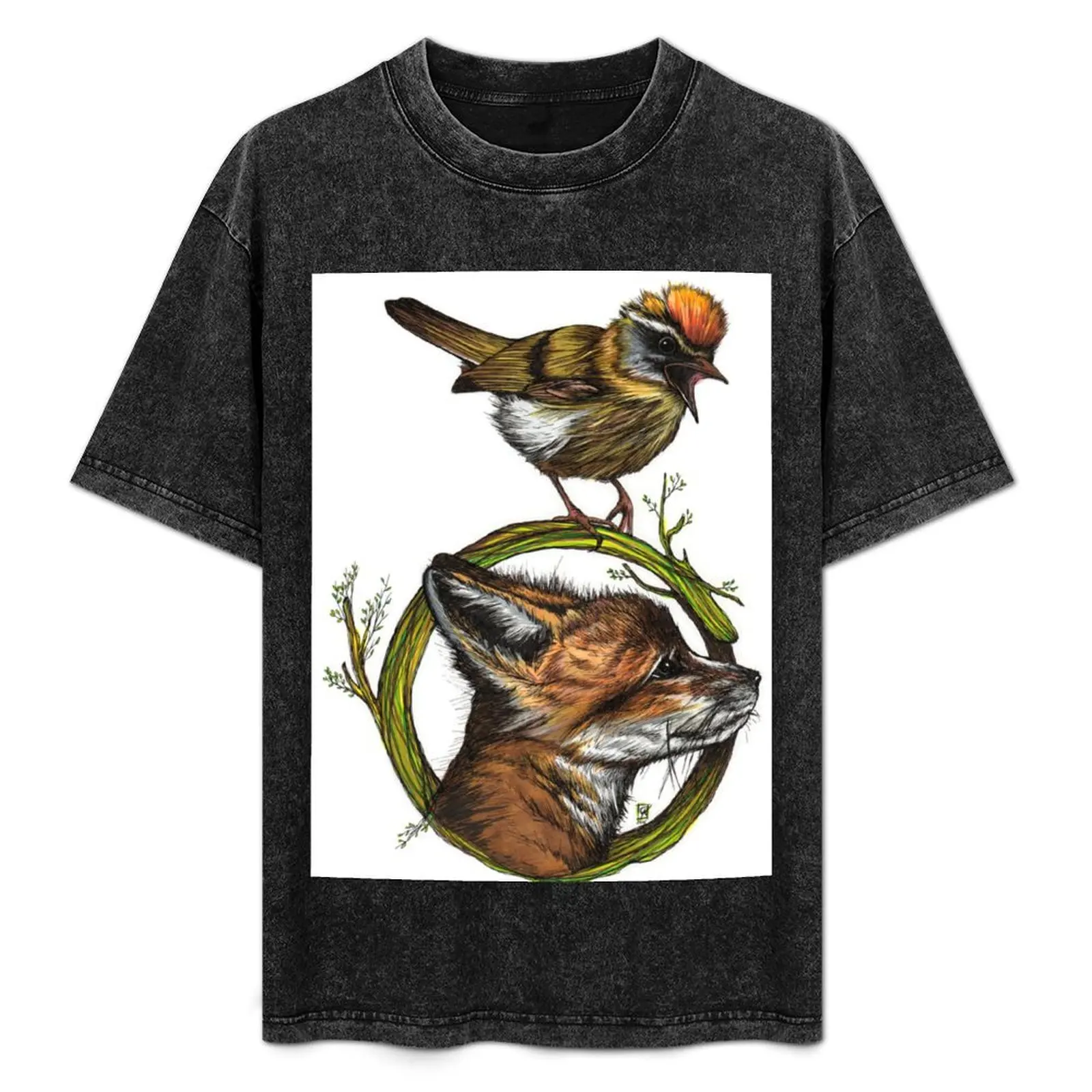 Fox and Firecrest T-Shirt Basic Breathable Solid Color T-Shirt
Fox and Firecrest T-Shirt Basic Breathable Solid Color T-Shirt