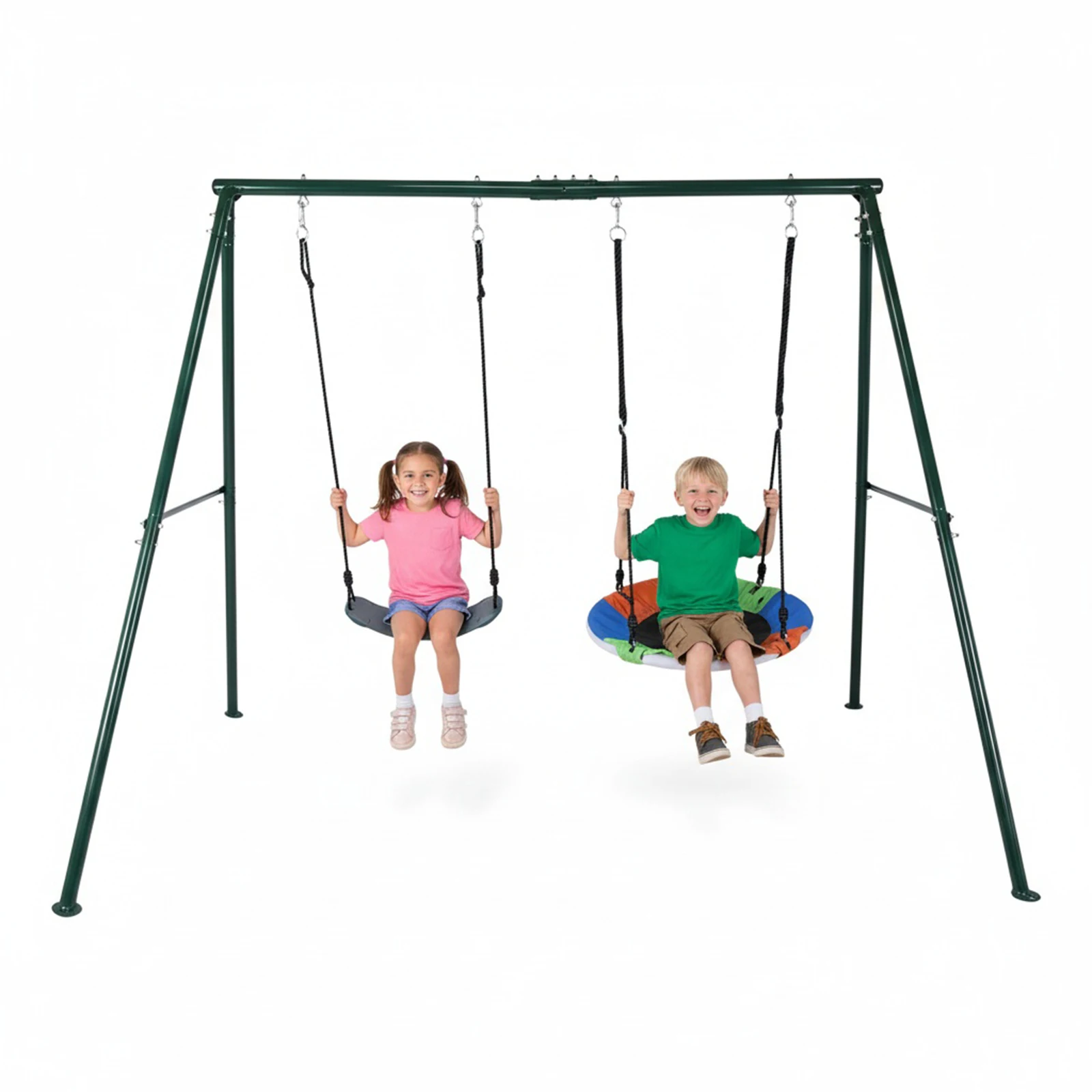 Triangular Frame Hammock Rack Wear Resist Multi-Player Swinging Stand Multi-Purpose for Kindergarten Shopping Mall Park
Triangular Frame Hammock Rack Wear Resist Multi-Player Swinging Stand Multi-Purpose for Kindergarten Shopping Mall Park