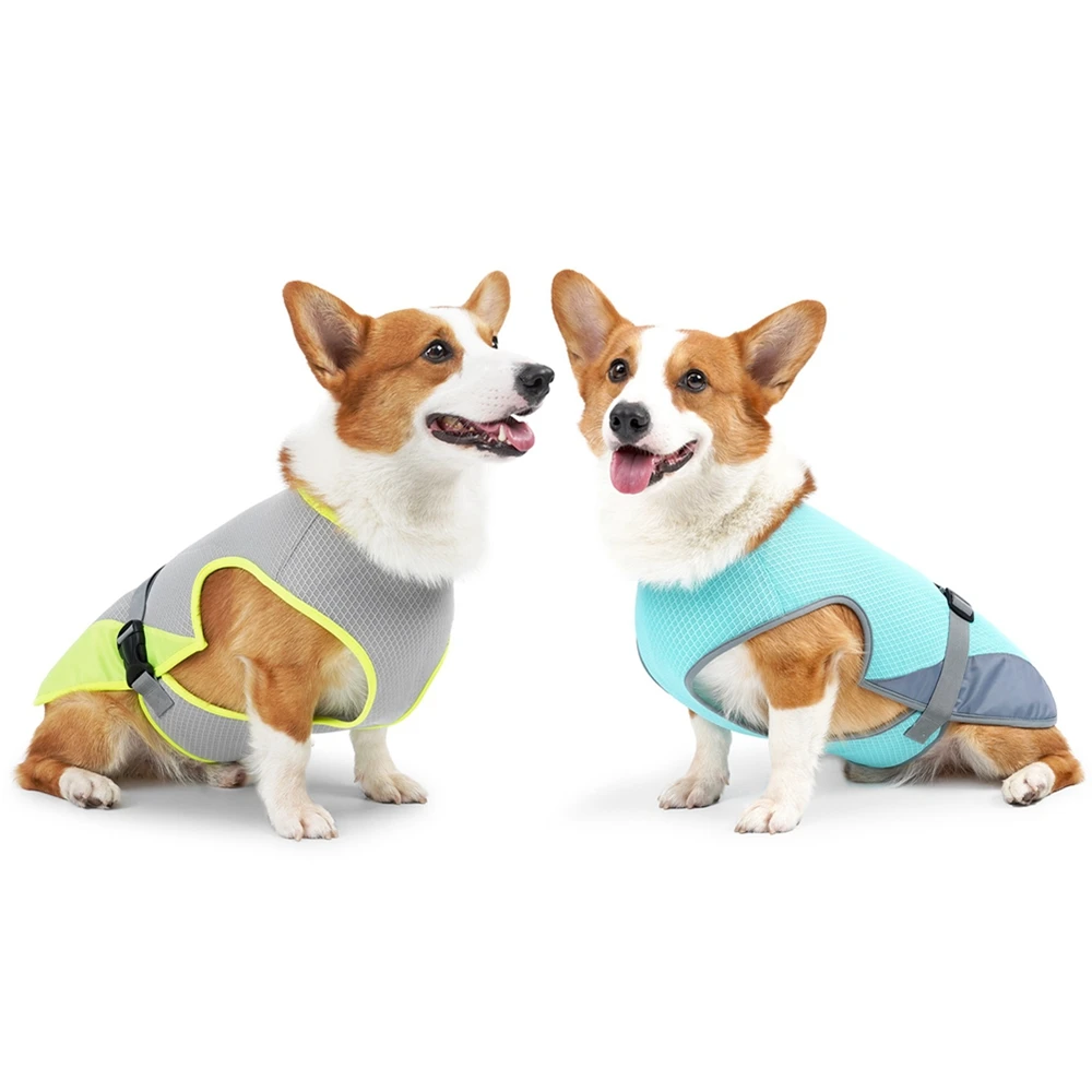 Summer Dog Cooling Vest Harness Reflective Quick Release Hot Pet Clothes Cool Jacket For Small Medium Largre Dog Accessories
Summer Dog Cooling Vest Harness Reflective Quick Release Hot Pet Clothes Cool Jacket For Small Medium Largre Dog Accessories