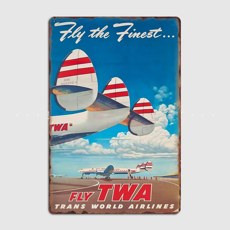 Fly the Finest Vintage Travel Poster Metal Sign Posters Garage Custom Home Decor Room Decoration Wall Decor
Fly the Finest Vintage Travel Poster Metal Sign Posters Garage Custom Home Decor Room Decoration Wall Decor