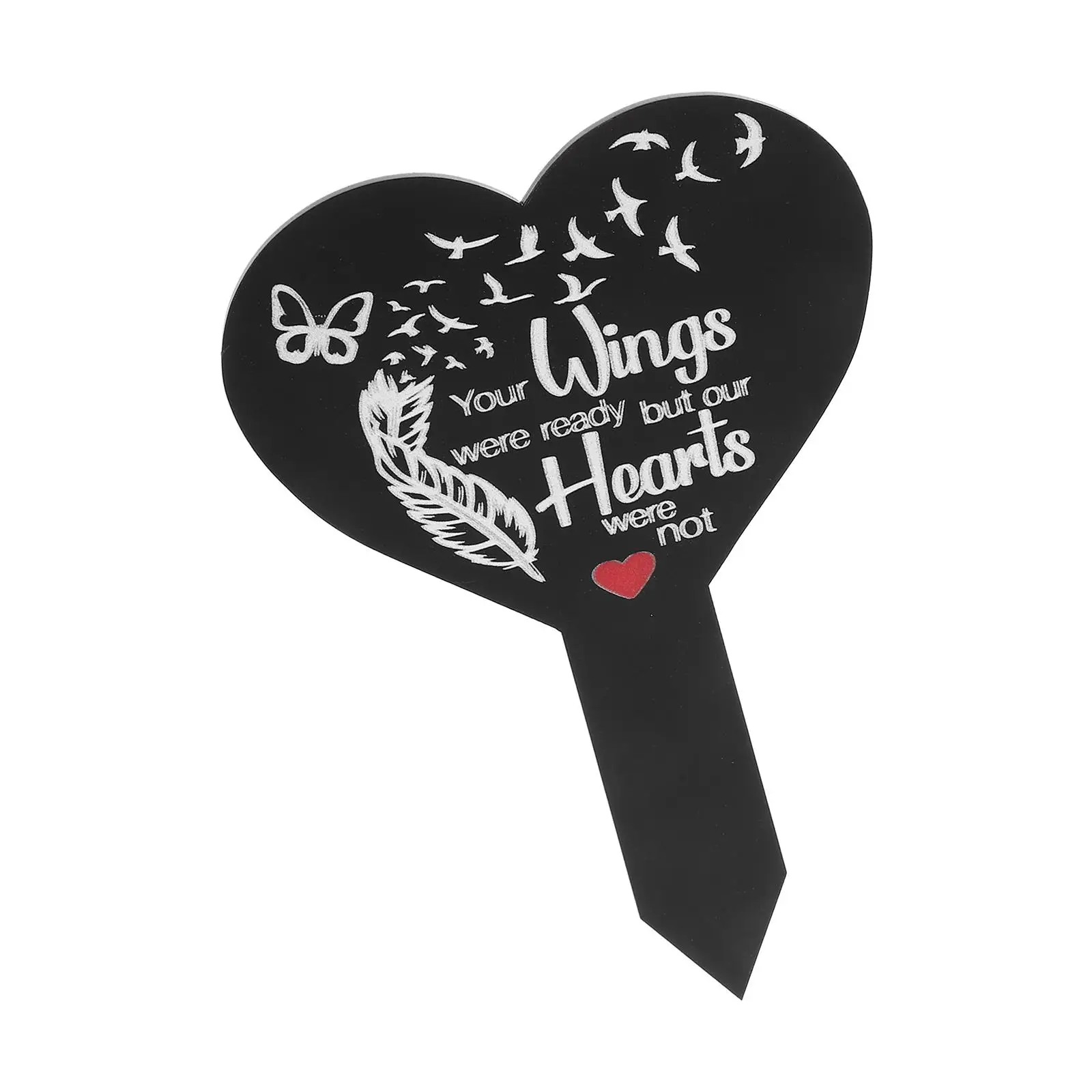 Acrylic Heart Shaped Memorial Stake Cemetery Grave Marker Outdoor Garden Decoration Yard Ornament Deceased Stake Adornm
Acrylic Heart Shaped Memorial Stake Cemetery Grave Marker Outdoor Garden Decoration Yard Ornament Deceased Stake Adornm