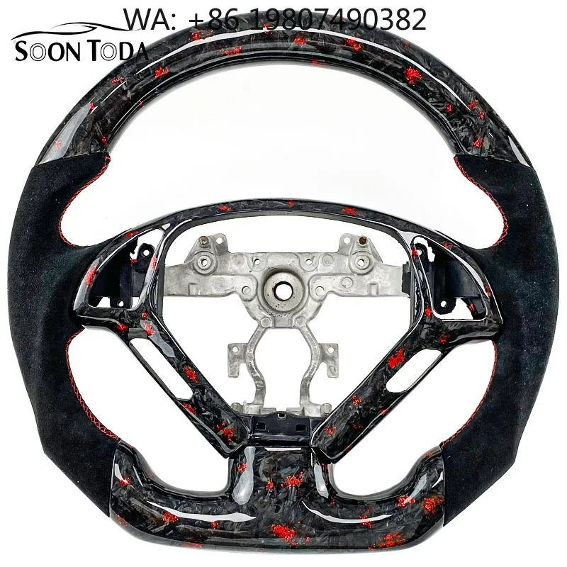 Three Spoke Custom Carbon Fiber Steering Wheel With LED Digital Display Sport Leather Construction Aftermarket Refit For Multi-g
Three Spoke Custom Carbon Fiber Steering Wheel With LED Digital Display Sport Leather Construction Aftermarket Refit For Multi-g