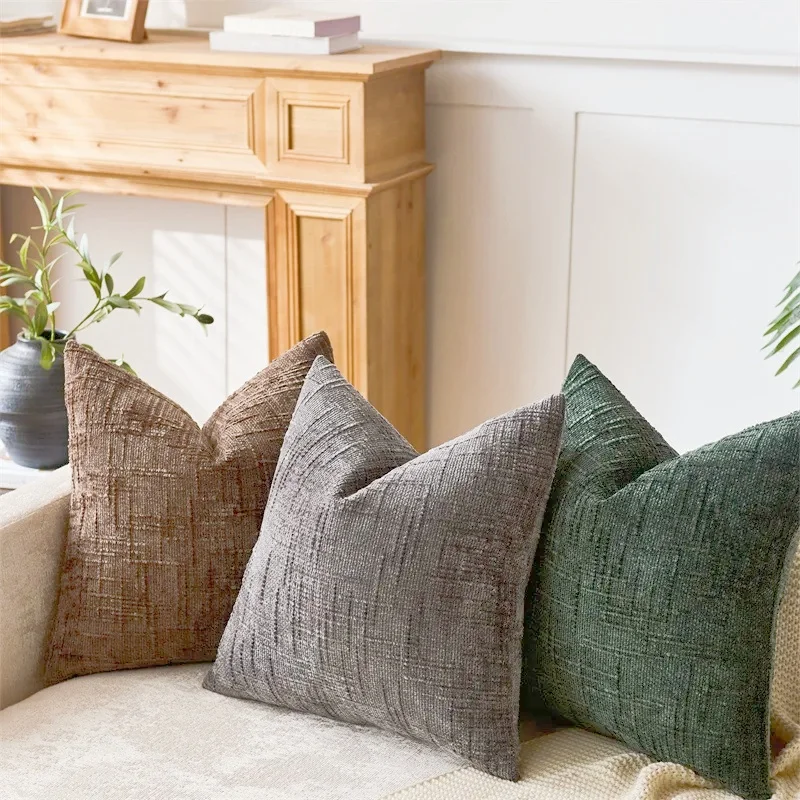 Solid Color Bamboo Knot Patterned Chenille Cushion Cover 40/45/50/60cm Living Room Sofa Minimalist Nordic Style Pillowcase
Solid Color Bamboo Knot Patterned Chenille Cushion Cover 40/45/50/60cm Living Room Sofa Minimalist Nordic Style Pillowcase