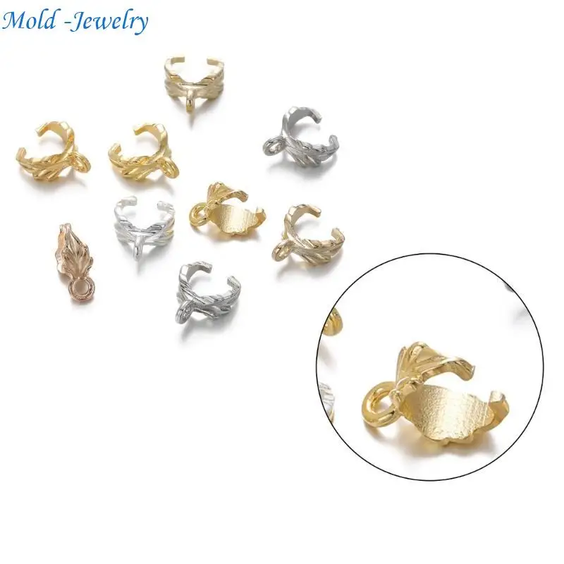 69HB Set of 5 Metallic Leaf Seed Jewelry Making Accessory Keychain Pendant Adornment
69HB Set of 5 Metallic Leaf Seed Jewelry Making Accessory Keychain Pendant Adornment