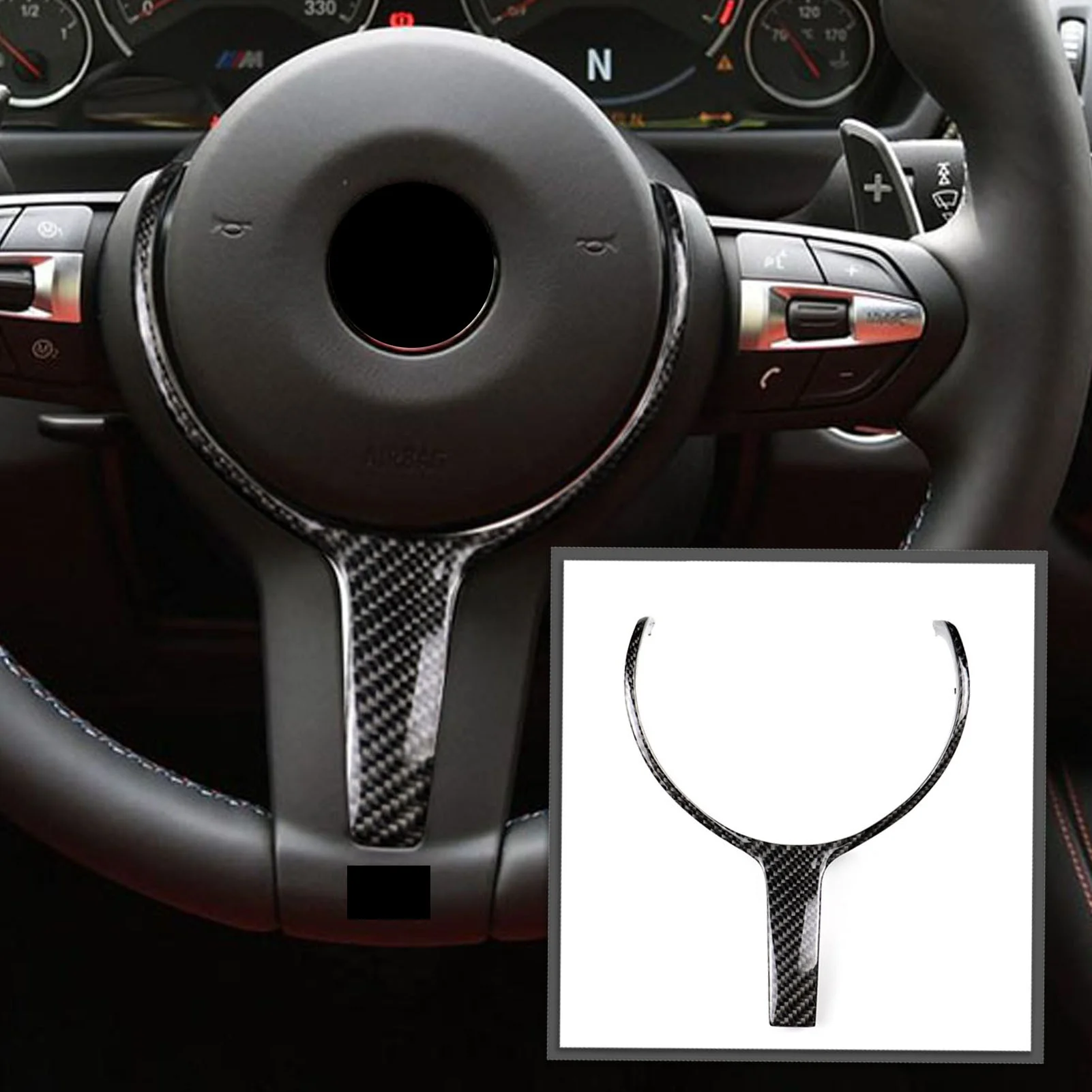 Carbon Fiber Steering Wheel T-shaped replacement inner part Cover Trim Fit For BMW M Sport F20 F22 F30 F31 F32 F36 F10M F06
Carbon Fiber Steering Wheel T-shaped replacement inner part Cover Trim Fit For BMW M Sport F20 F22 F30 F31 F32 F36 F10M F06