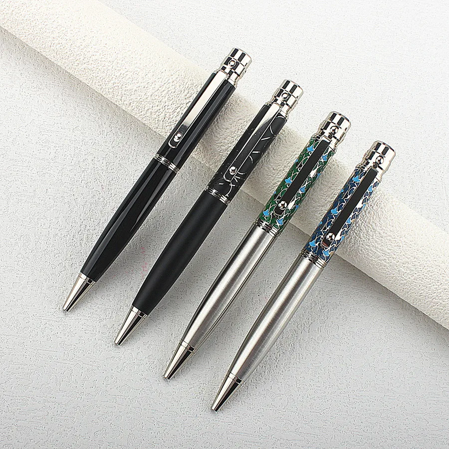 High Quality Metal Ball Pen Vintage Carved Pattern Click Ballpoint Pen Office School Business Writing Gift Pen
High Quality Metal Ball Pen Vintage Carved Pattern Click Ballpoint Pen Office School Business Writing Gift Pen