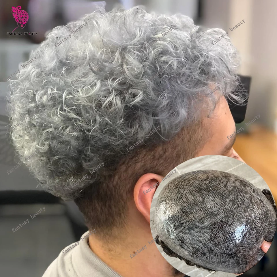 Незаметный мужской парик AFO Man Black 18 мм 20 мм с кудрявыми волосами, на микрооснове, с естественной линией роста волос, серый, из натуральных человеческих волос, система протезирования волос
Незаметный мужской парик AFO Man Black 18 мм 20 мм с кудрявыми волосами, на микрооснове, с естественной линией роста волос, серый, из натуральных человеческих волос, система протезирования волос