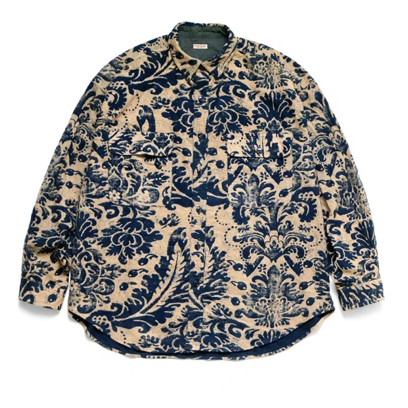 New Arrival Kapital Hirata and Hiroshi Japanese Style Vintage Virgin Print Loose Long Sleeve Shirt for Men
New Arrival Kapital Hirata and Hiroshi Japanese Style Vintage Virgin Print Loose Long Sleeve Shirt for Men
