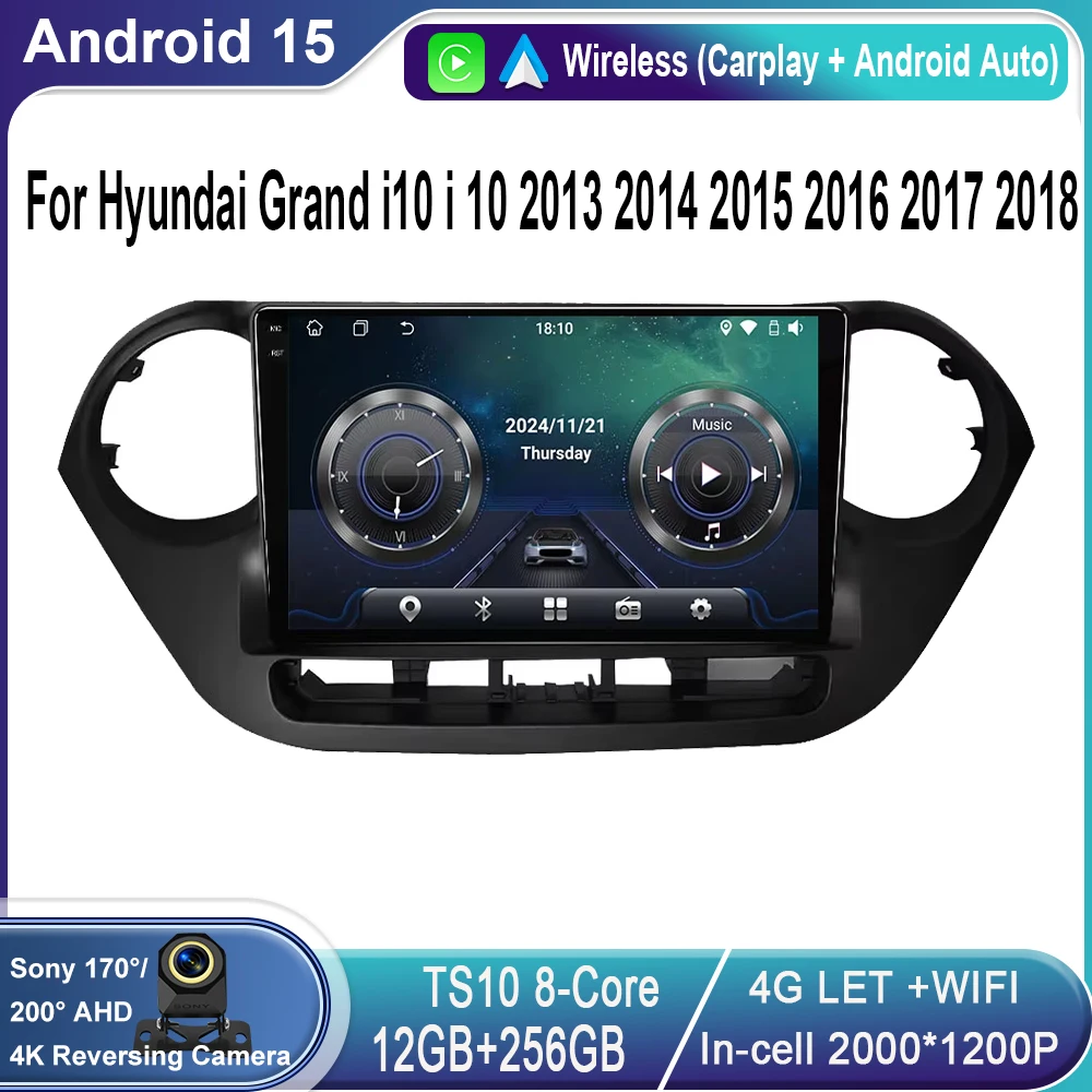 Car Radio For Hyundai Grand i10 i 10 2013 2014 2015 2016 2017 2018 Android Carplay Auto Radio Multimidia Video Player Head Unit
Car Radio For Hyundai Grand i10 i 10 2013 2014 2015 2016 2017 2018 Android Carplay Auto Radio Multimidia Video Player Head Unit