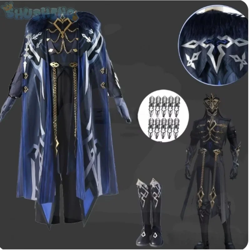 Game Genshin Impact The Captain II Capitano Cosplay Costume Wig shoes cloak prop accessories Halloween party handsome uniform
Game Genshin Impact The Captain II Capitano Cosplay Costume Wig shoes cloak prop accessories Halloween party handsome uniform