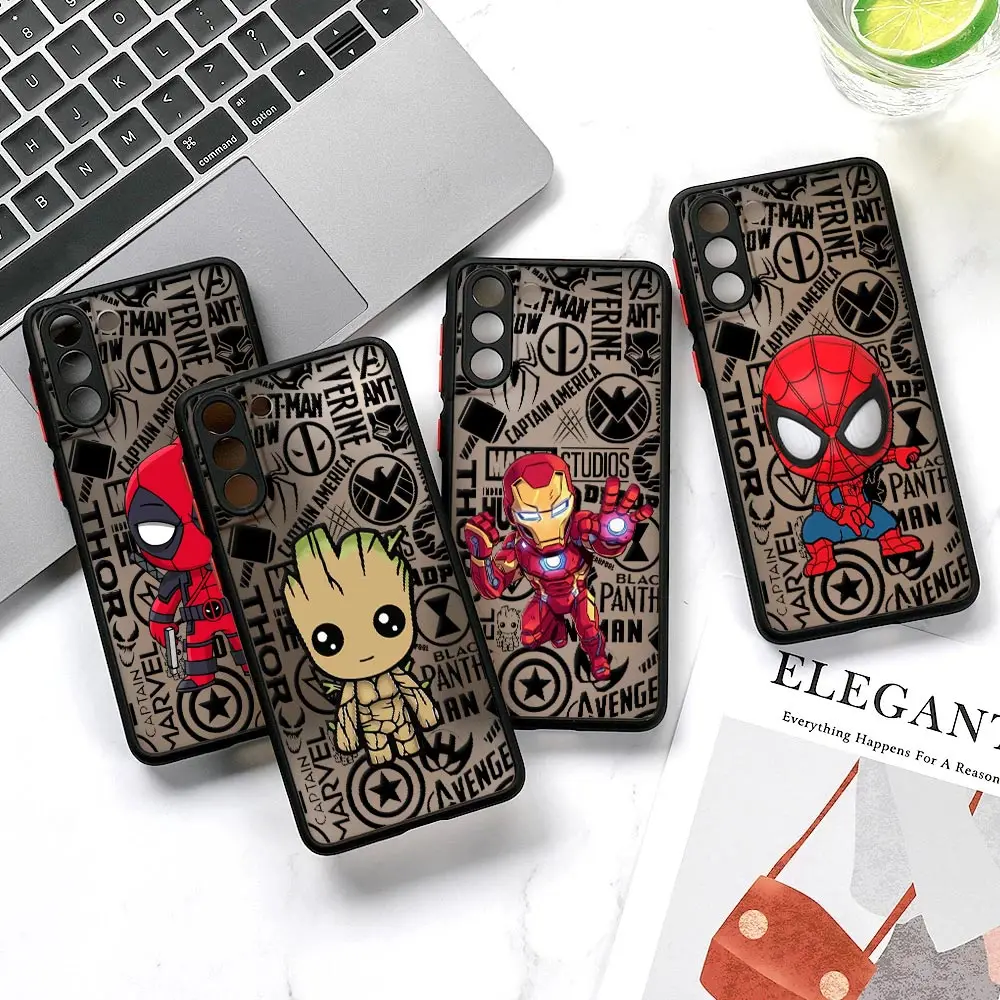 Marvel Groot Ironman Avengers For Samsung S24 Case S21 FE S22 S23 Plus S10 Funda For Galaxy S24 Ultra Case S9 Matte Phone Cover
Marvel Groot Ironman Avengers For Samsung S24 Case S21 FE S22 S23 Plus S10 Funda For Galaxy S24 Ultra Case S9 Matte Phone Cover